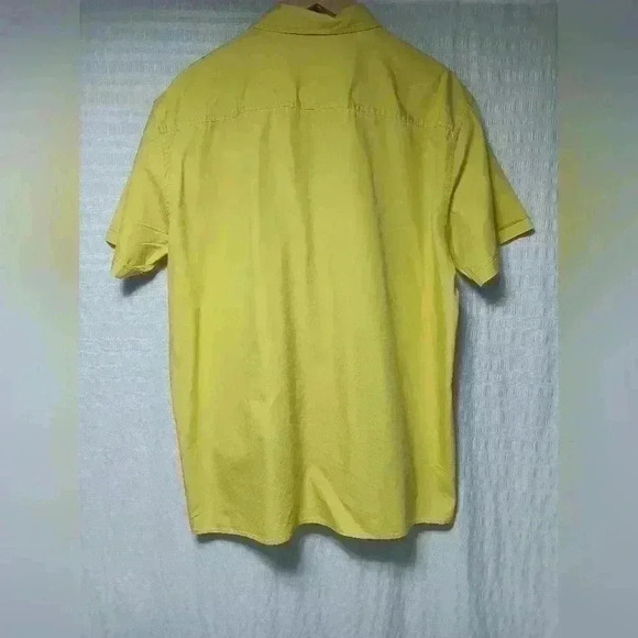 Club Monoco 💯 Cotton Short sleeve button down Standard Shirt Men's L - Picture 2 of 5